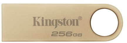 Kingston DataTraveler SE9 Gen 3 - 256GB 220MB/s lectura - Metálica - Unidad USB 3.2 Gen 1 -Dorado