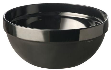 APS 79029 Schale FRIENDLY, Schüssel, aus recyceltem Kunststoffe (PET), Ø 23 cm, Höhe 10,5 cm, 2,5 Liter, schwarz