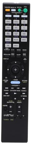 Télécommande RM-AAP025 avec pour Système de Récepteur AV STR-DA2400ES, STR-DG920, STR-DG820 et STR-DA3500ES, Type D'article approprié : Télécommande