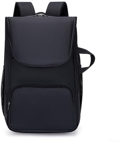 MeevrgR Sac à dos de raquette de tennis en polyester, 31 x 24 x 47 cm, blanc/noir, compartiment pour ordinateur portable, rangement de chaussures, utilisation multisports, Voir image, taille unique