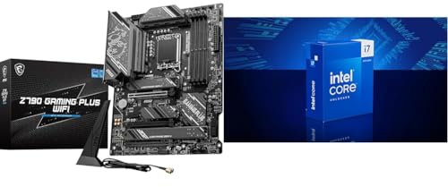 MSI Z790 GAMING PLUS WIFI Motherboard + Intel® Core™ i7-14700K Desktop Processor 20 cores