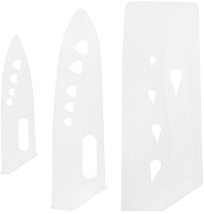 UKCOCO 3 Piezas cuchillo caso cortar vainas pequeño guardia Cortador Cubrir dedo vaina de cuchillo cocinero funda para cuchillo de chef manga de cocina plastico pp