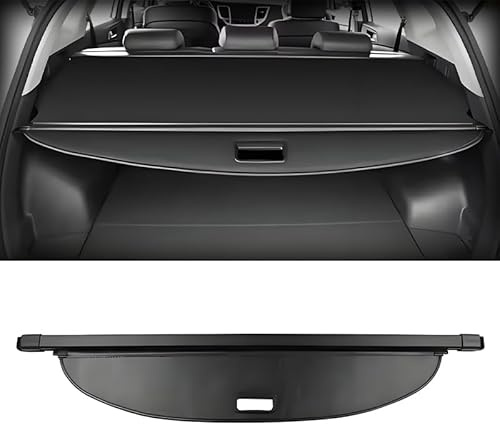 AIBINGBH Einziehbare Heckkoffer Abdeckung für Opel Astra J 4-Doors Saloon 2011-2018, Black, Laderaumabdeckung Kofferraum Schutz Abdeckung Kofferraumabdeckung Paket Cover Schutz Innere ZubehöR