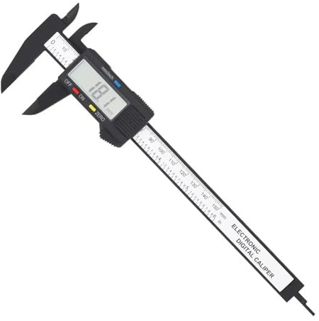 digital mikrometer lcd, LCD-skärm 150 mm elektronisk digital skjutmått Vernier-skjutmått mätmikrometer med förvaringslåda for mekaniska komponenter skjutmått mätverktyg