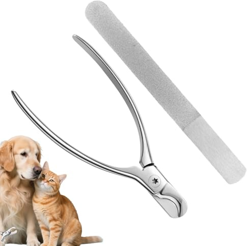Generisch Ciseaux à ongles pour chiens - Accessoires en acier inoxydable pour le soin des griffes des chats - Ciseaux à griffes pour chats - Pour propriétaires de chiens, toiletteurs vétérinaires