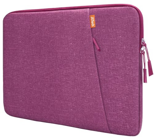 JETech Laptoptasche Hülle für 13-14 Zoll MacBook Air/Pro (M4/M3/M2/M1) 2021-2025, 13-13.6 Zoll Notebook, Wasserdicht Laptophülle Laptop Sleeve mit Zubehörtasche (Drachenfrucht)