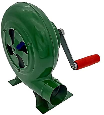 Ventilateur manuel portable à manivelle forge forge barbecue fer engrenage souffle soufflet pour barbecue utilisation en extérieur