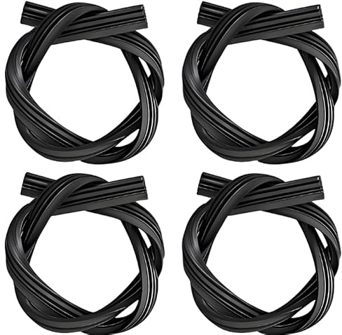 FENGXIONGHUAJI 80cm 4×Essuie-Glaces Désossés pour Nissan Leaf 2018-2023, Lames D'Essuie-Glace de Rechange en Caoutchouc, Aoutchouc de Remplacement, Découpable