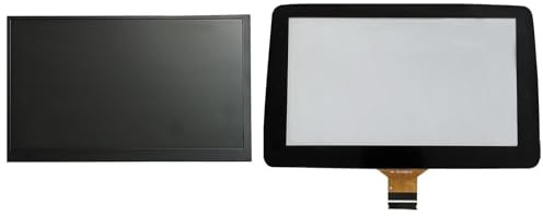Qianly 2 Pezzi Digitalizzatore Touchscreen Sostituibili, Realizzati in PP Resistente, Facile Installazione, Adatti alla Guida