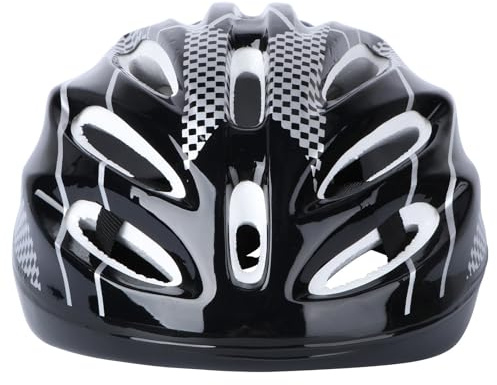 Casque de Vélo de Sécurité Noir en Mousse pour Tête 58-62 Cm