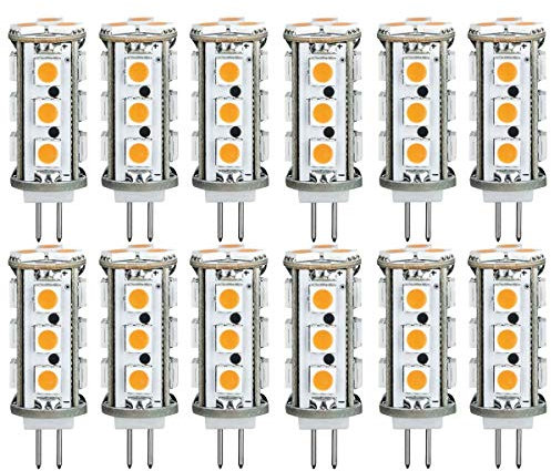NCC-Licht 12 x Paulmann LED Leuchtmittel Stiftsockel 2,5W G4 12V warmweiß 2700K