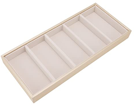 Étui à Lunettes, Organiseur de Lunettes de à 5 ​​grilles pour Femmes et Hommes sans Couvercle, Boîte de Rangement pour Lunettes, Présentoir à Lunettes pour Tiroir de
