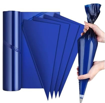 FDHBDF 50 Stück Einweg-Spritzbeutel, 52×25 cm,Eingedickter Spritzbeutel für Dekoration von Keksen, Cupcakes, Kuchen und Desserts – Ideal zum Backen und Verzieren