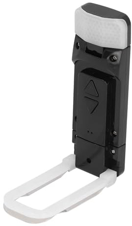 Yctze Lámpara de Libro Plegable con Luz LED para Libros, Lámpara de Lectura USB Portátil para Cama, Coche, Luz de Lectura SM para el Cuidado de los Ojos, Color (BLACK)