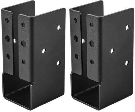 44x94 mm Balkenschuhe Für Holzbalken | Versteckte Terrassengeländer Verbinder,Robuste Balkenhalter 2er-Set Balkenträger Für Pergola Geländer Zaun Treppe