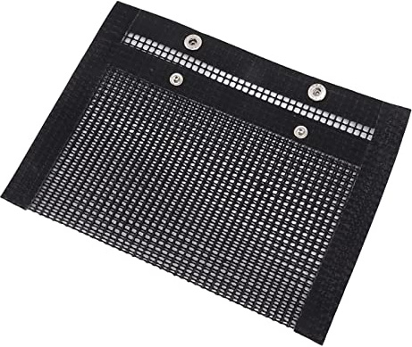 Cryfokt Återanvändbara BBQ Mesh Grillpåsar Lätt Att Rengöra Högtemperatur Stabilitet Mesh Grillpåsar för Nötkött Fisk och Skaldjur Grönsaker för Ugnsångande Gryta (S (24x14cm/9,45x5,51in))
