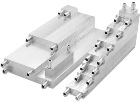 1 st aluminium CPU-radiator 40 80 120 160 200 240 250 mm vattenkylningsblock (40 x 240 x 12 mm)