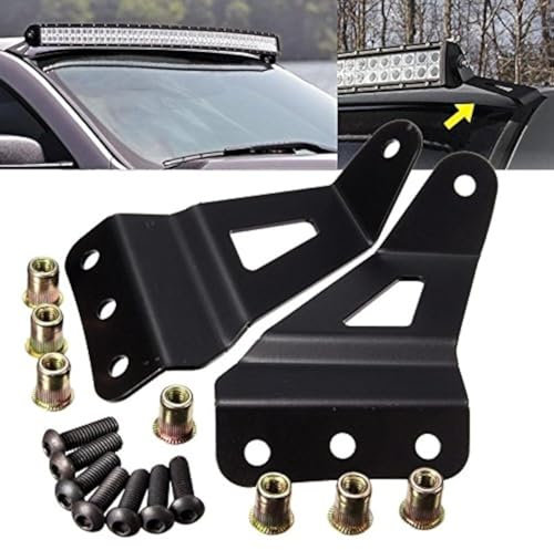 katur 127 cm gebogen LED oberen Windschutzscheibe Light Bar Mounts für GM Tonabnehmer und SUV für 2007–2013 4 WD/2WD Chevrolet Silverado 1500/2500HD/3500HD Tonabnehmer/4 WD/2wdtahoe/Suburban/Avalanche