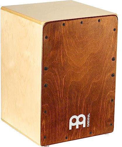 Meinl Percussion Jam Cajon Instrument - Kleine Trommelkiste für Kinder und Erwachsene bis 1,50 m - Schlagfläche Almond Birch (JC50AB)