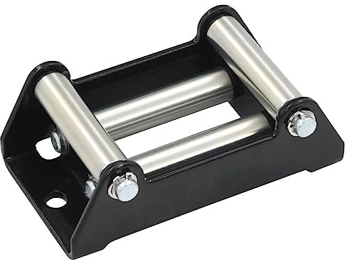 vidaXL Rollenseilfenster 4-Wege Rollenfenster Seilfenster Seilführung für Elektrische Seilwinden Forstseilwinden Stahl 1500-3000 lbs