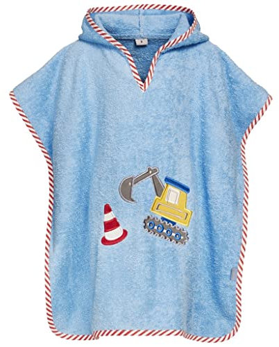Playshoes Unisex Kinder Bademantel Handtuch Kinder Frottee-poncho Bagger S bis ca. 4 Jahre