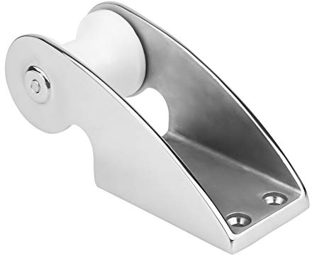 Rodillos de Ancla para Barcos, Acero Inoxidable de Grado Marino 316 Rodillo de Proa Soporte de Ancla Rodillo de Goma Adecuado para Ancla Fija Plata