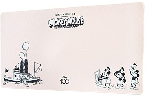 Grupo Erik Gaming Mauspad XXL Disney Mickey Mouse Jubiläum Gaming Mousepad XXL rutschfest und Wasserabweisend Mauspad Groß - Mouse Pad XXL Gaming Schreibtischunterlage