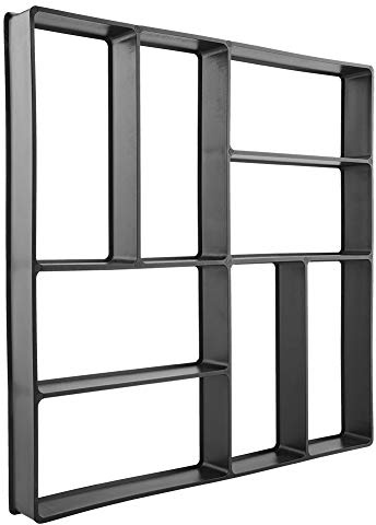 Formas de Piedra de Paso, Formas de Hormigón de Camino de Paseo Reutilizables de 8 Rejillas para Jardín de Patio, Bricolaje, Pavimento de Pasarela