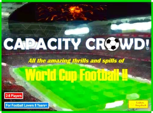 CAPACITY CROWD! Football Board Game, World Cup Strategy Game, Family Game for Ages 8+