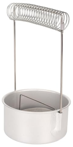 Phefop Lavapennelli, Pulisci Pennelli in Alluminio e Acciaio Inossidabile, Vaso Multifunzionale per Artisti - Ideale per Acquerello, Acrilico e Pittura a Olio