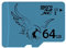 BRAVEEAGLE 64GB MicroSD Card Class 10 SD Memory Card for Action Camera, Drone, Smartphone, Dash Cam (64GB U1)