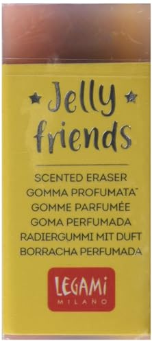 Legami GP0002 - Duftgummi, Jelly Friends, 2,2 x 5 cm, Raumthema, Blaubeeraroma, weiches und sauberes Löschen