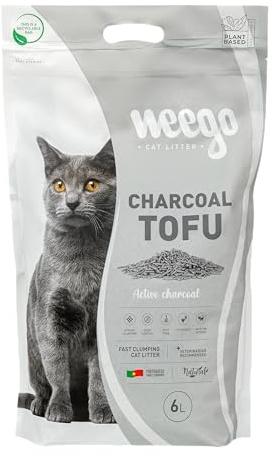Weego Cat Litter Charcoal Tofu 6L