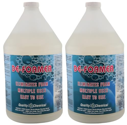 Quality Chemical Defoamer - Instantly removes foam from Hot Tubs or Cleaning Equipment -128 oz (Pack of 2)