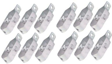 Alipis 2 Juegos Tensión De La Cuerda De Metal Cable Clips Clip Cable Cortadores De Alambre Temporary Fence Vara Tensión De La Cuerda De Alambre Herramienta Para Tensar Cable 6 Piezas * 2