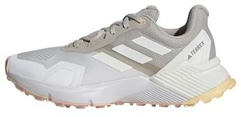 Adidas Women's Terrex Soulstride Trail Running, Wonder Alumina/Blush Pink, 6.5