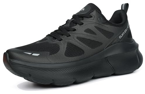 Hawkwell Cloud Zero Active Walking e Tennis Scarpe da Donna Imbottite Traspirante Sport Palestra Allenamento Jogging Sneakers Sportive Antiscivolo per uso medico, Nero , 40 EU