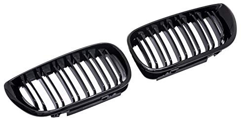 Calandre Haricot Grille Noir Brillant Pour BMW Série 3 E46 Berline Touring 02-05