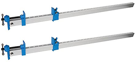 Dapetz ® 2X Aluminum sash clamp 900mm sash Clamps. Deep-Cut Acme Thread enables Final Tightening and Application of Clamping Pressure. Made with u-Section Aluminum