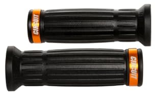 CIRCUIT equipment MA014-21K Manopole Classic per Scooter, Nero/Oro