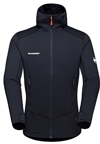 Mammut Taiss Light ML Hooded Jacket Men | Midlayer Fleecejacke für Herren mit Kapuze | Marine, 3XL