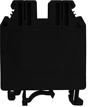 Reihenklemme 35mm2 Schraubklemme Durchgangsklemme Installationsklemme Schwarz VDE UL