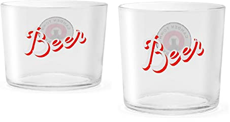 Camden Town Lot de 2 verres à bière officiels Brewery Jacks 1/2 pinte