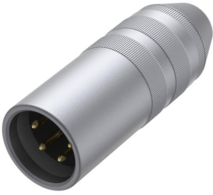 GEEKRIA XLR Adattatore Spina Bilanciata da 4 Pin a 4,4 mm, Spina Audio di Conversione in Rame Puro in Lega di Alluminio, Compatibile con Lettori, Amplificatori, Microfoni