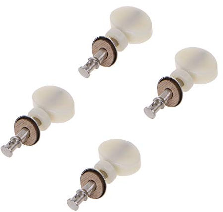 Ukulelen-Saiten, Stimmstift, Stimmgerät, Reibung, Ukulele, Saitenversteller, Handwerk, Weiß, 4 Stück