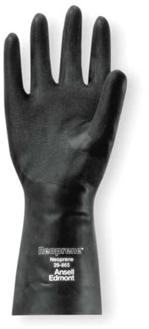 Ansell AlphaTec 29-865 Chemical Protection Gloves - L, Black (Pair of 1)