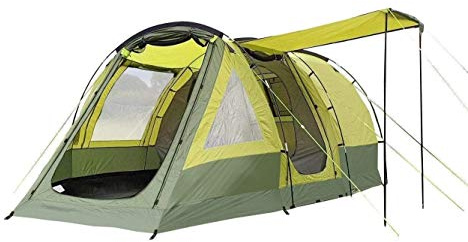 OLPRO Abberley XL 4 Berth Tunnel Tent Waterproof Tent with canopy poles and 4 berth inner tent included.