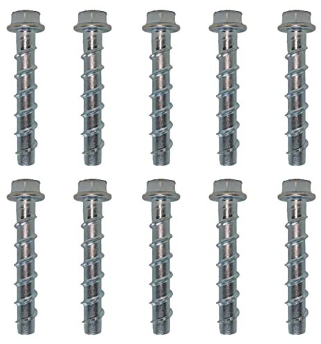 10x Remstaler BETONSCHRAUBE Sechskant mit angepresster Scheibe | Ø5 - Ø18 | ETA Zulassung | made in GERMANY | Schraubanker (6x60)