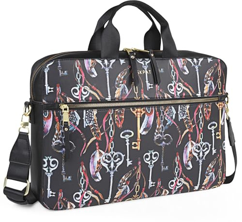 SKPAT - Borsa porta PC elegante per lavoro: 15.6 pollici, perfetta per uomo e donna con porta documenti - Scopri la nostra collezione di borse computer da lavoro!, Chiave