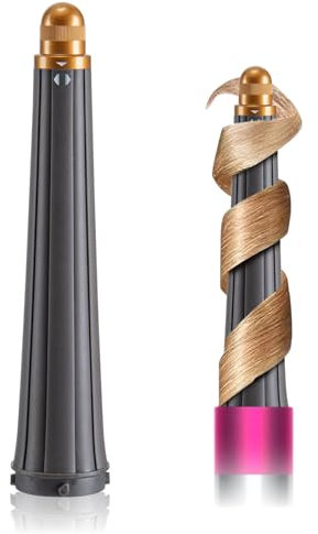 Konischer Langer Lockenstab für Dyson Airwrap Hair Styler HS05/HS01/HS08, 20–36 mm, 2-in-1 verbessertes professionelles Blas-Lockenwicklerzubehör